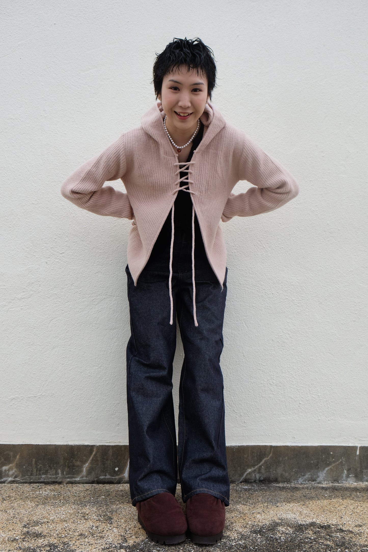 ✨推！"Charlie" Unwashed Wide Jeans