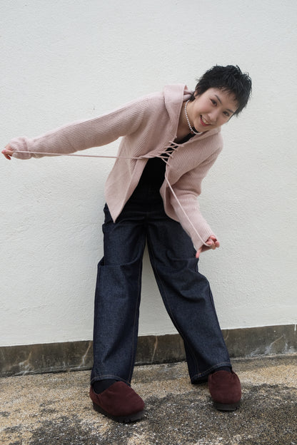 ✨推！"Charlie" Unwashed Wide Jeans