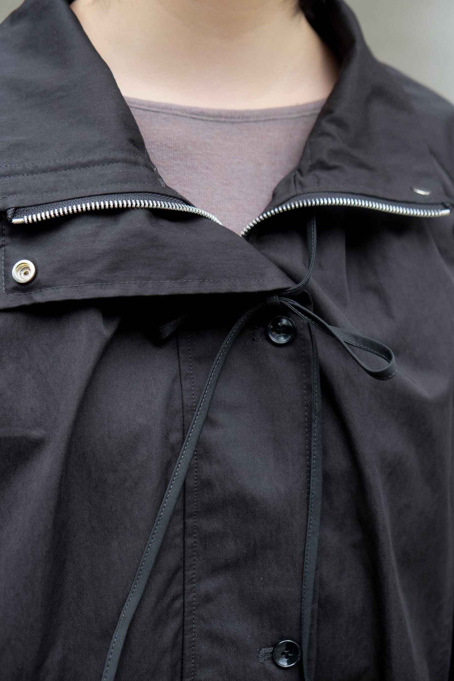 ✨推！"Eden" Puffy Windbreaker (Black)