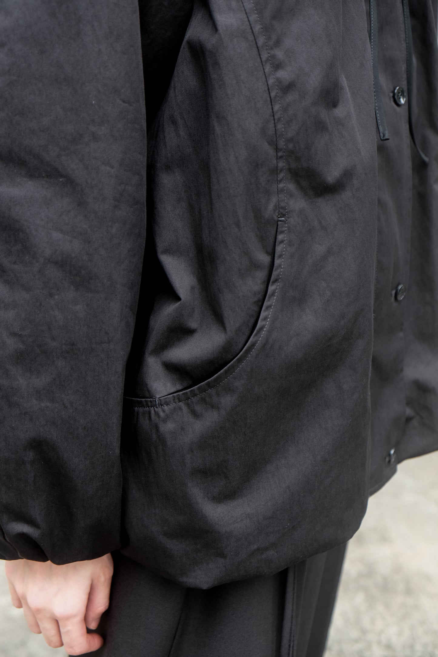 ✨推！"Eden" Puffy Windbreaker (Black)