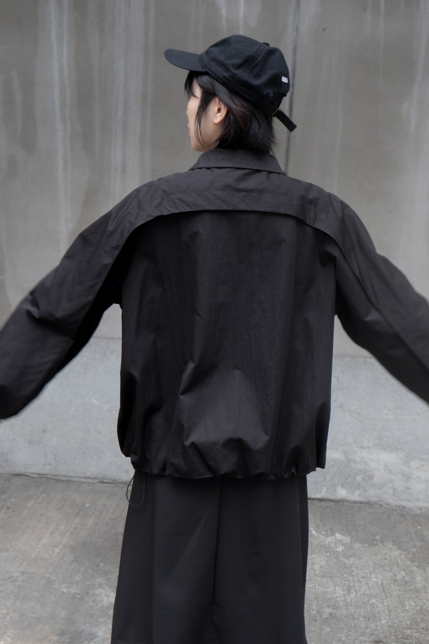 ✨推！"Eden" Puffy Windbreaker (Black)
