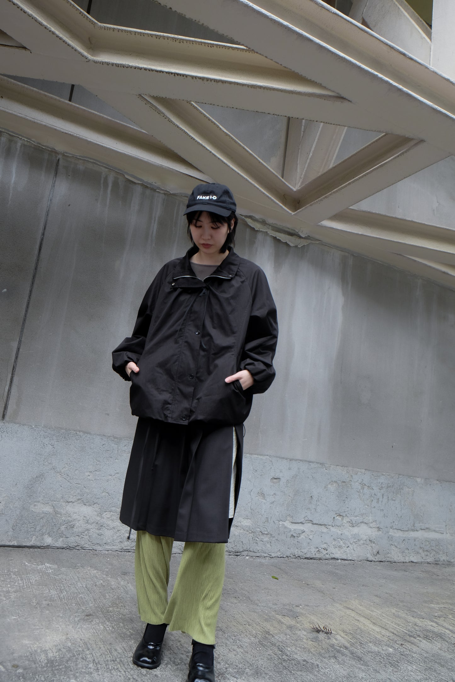 ✨推！"Eden" Puffy Windbreaker (Black)