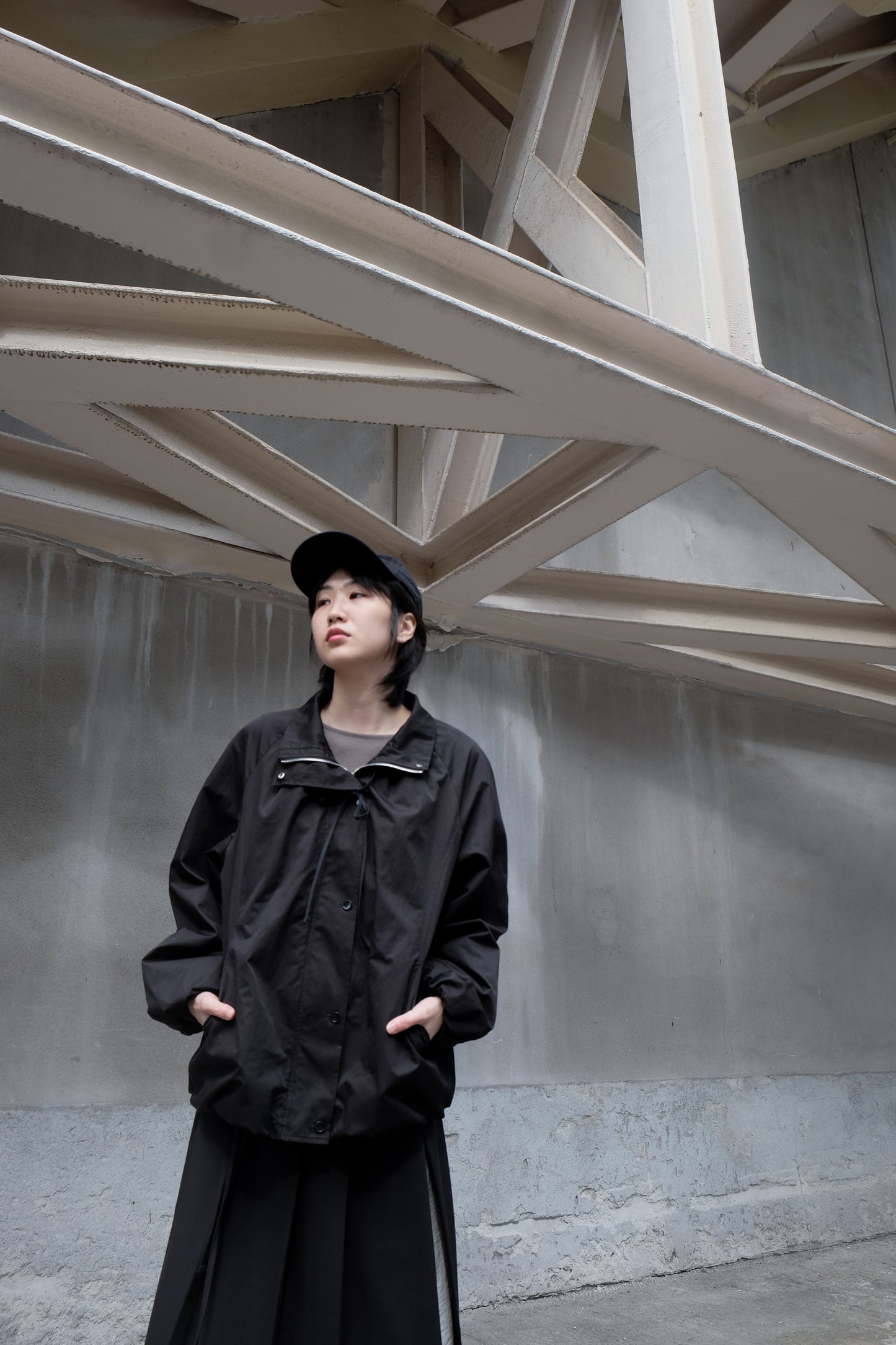 ✨推！"Eden" Puffy Windbreaker (Black)