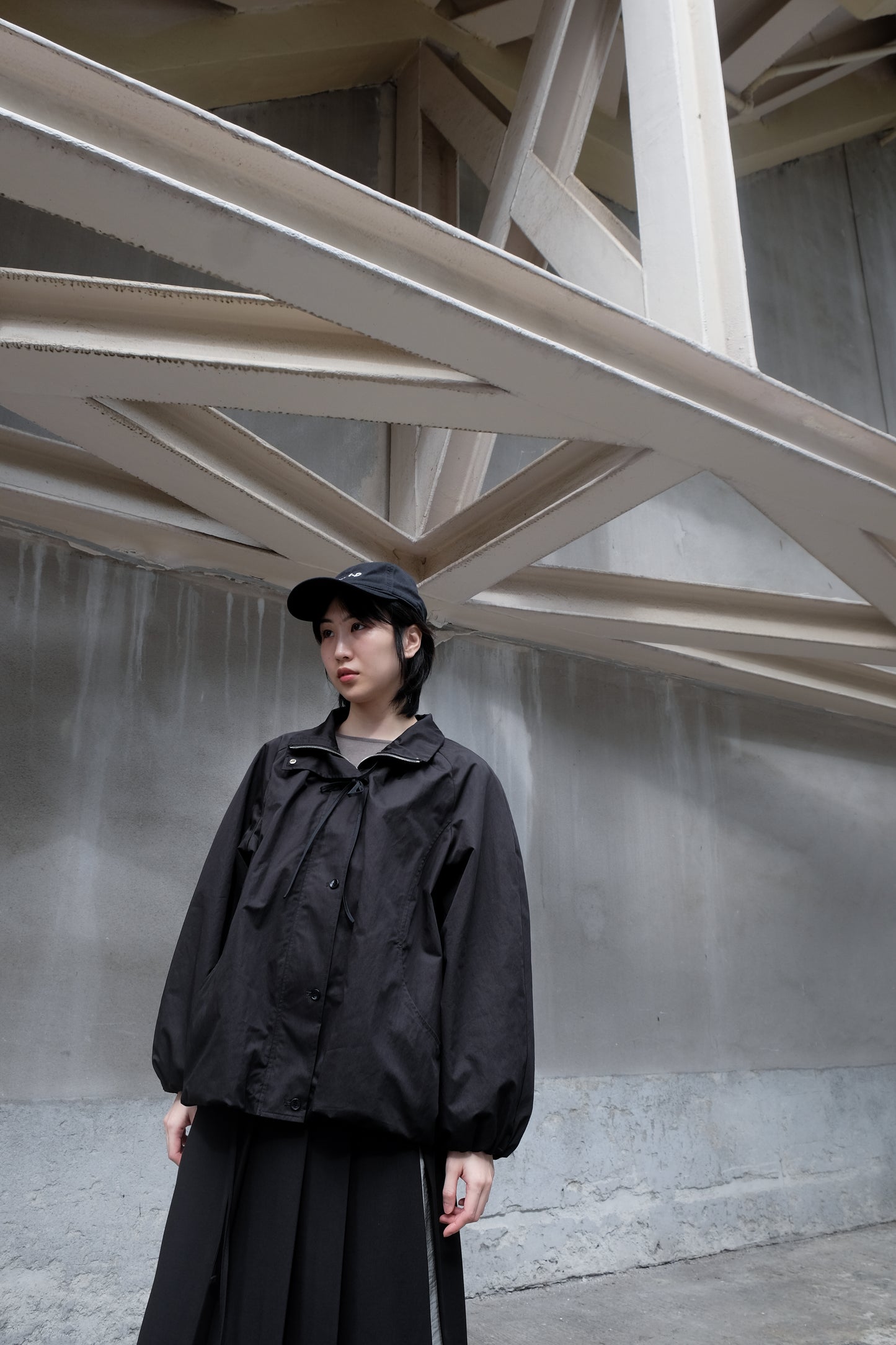 ✨推！"Eden" Puffy Windbreaker (Black)