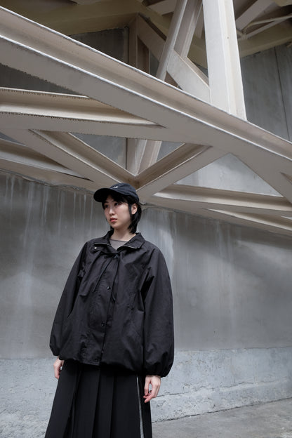 ✨推！"Eden" Puffy Windbreaker (Black)