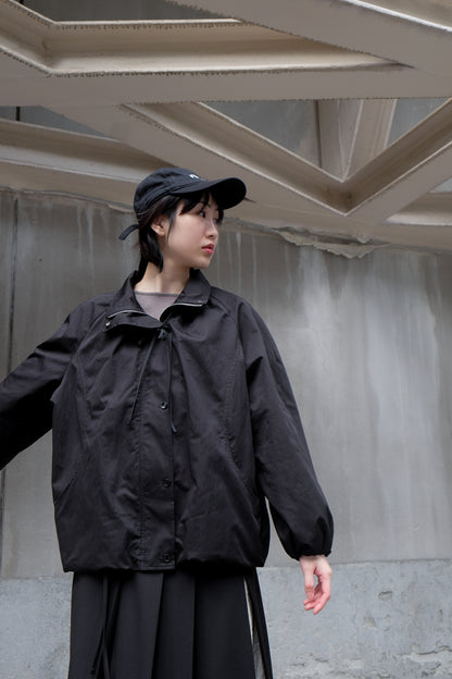 ✨推！"Eden" Puffy Windbreaker (Black)