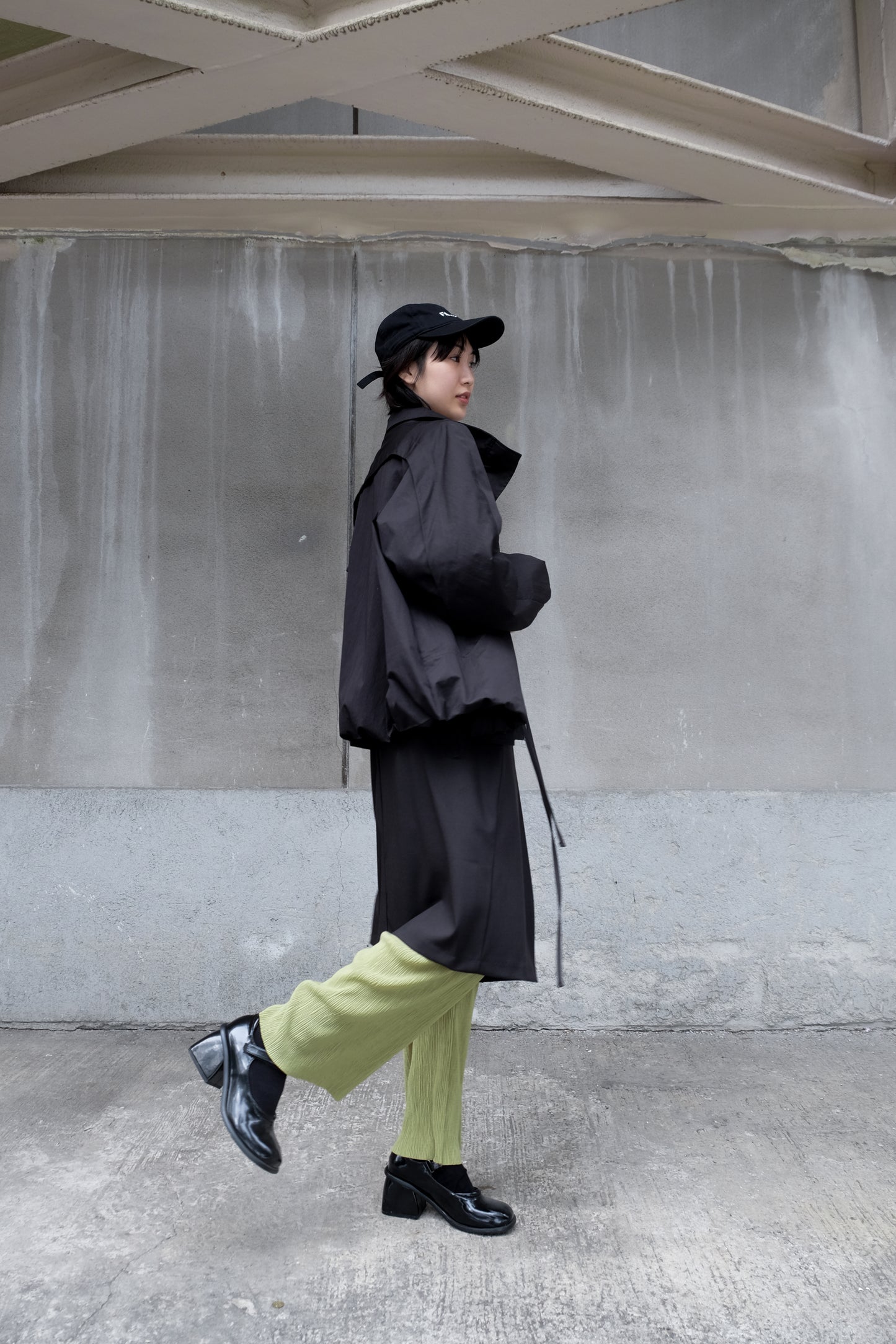 ✨推！"Eden" Puffy Windbreaker (Black)