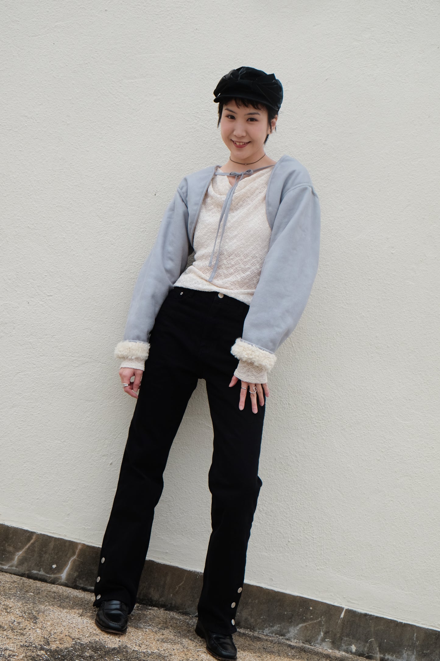 ✨推！"Ellie" Buttoned Bootcut Jeans