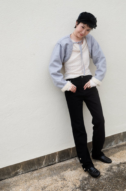 ✨推！"Ellie" Buttoned Bootcut Jeans