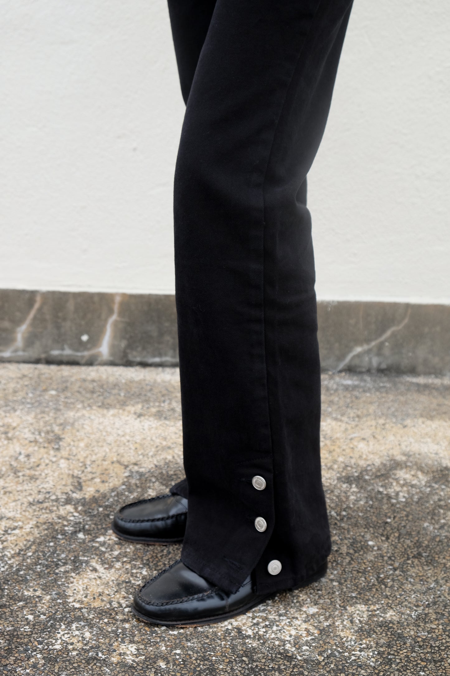 ✨推！"Ellie" Buttoned Bootcut Jeans