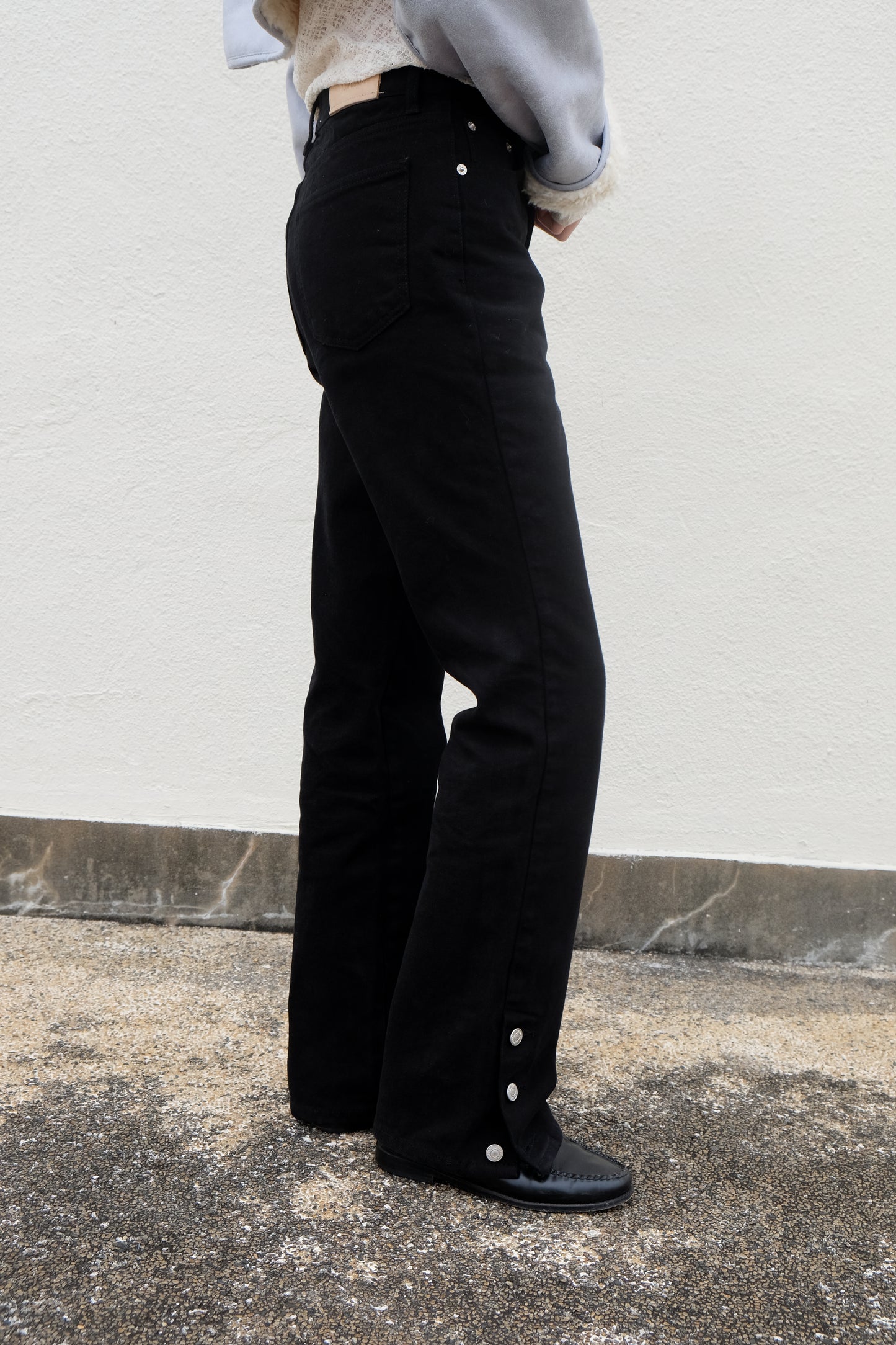 ✨推！"Ellie" Buttoned Bootcut Jeans