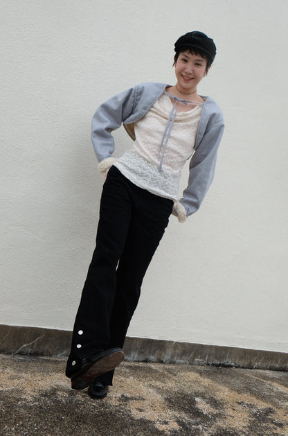 ✨推！"Ellie" Buttoned Bootcut Jeans