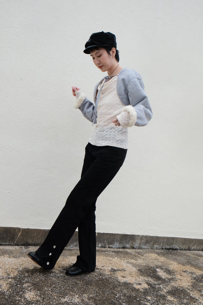 ✨推！"Ellie" Buttoned Bootcut Jeans