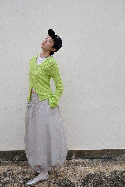 "Lily" Net Top (Green/ Black)