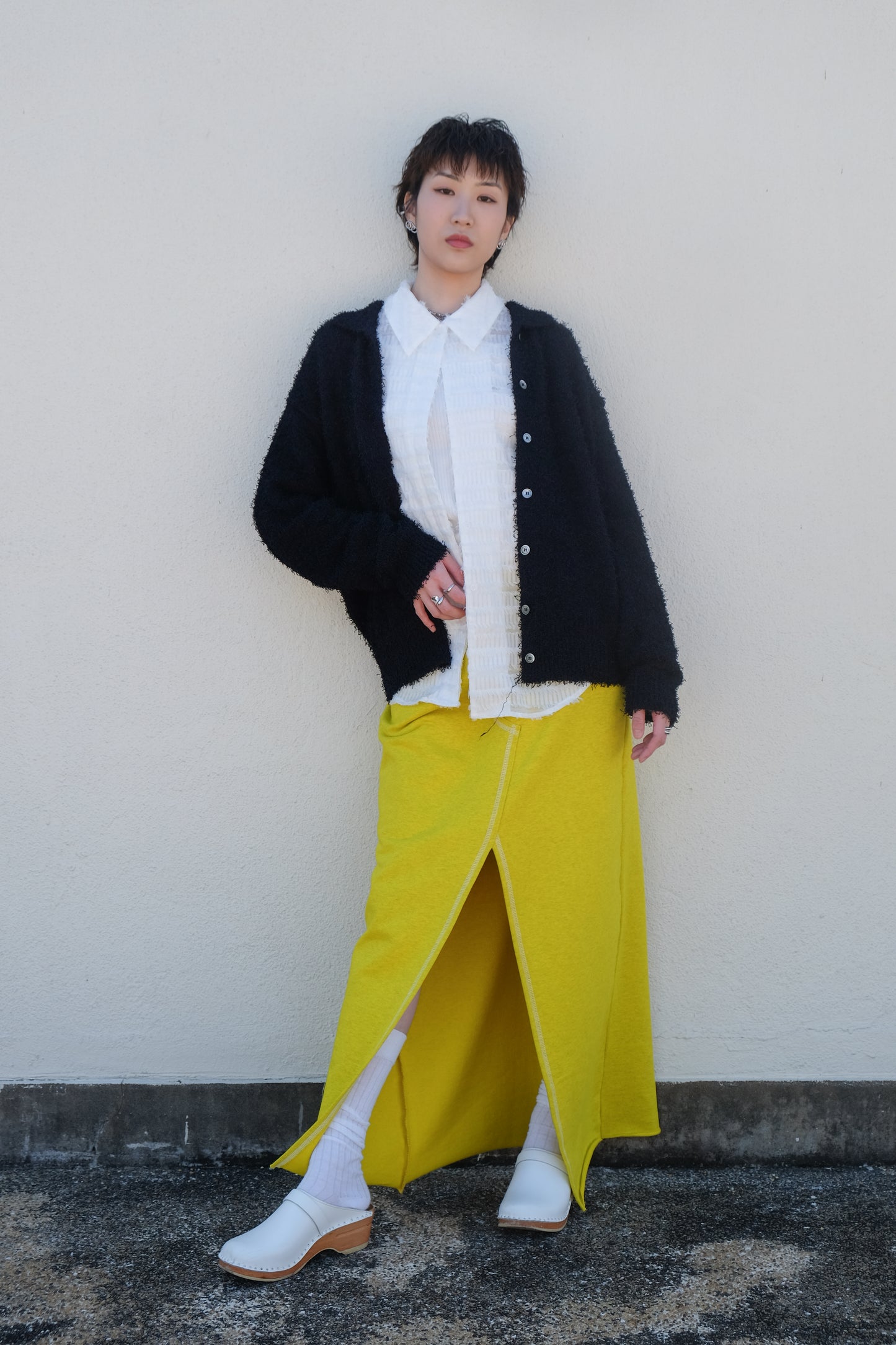 ✨推！Sporty Slit Skirt (Yellow)