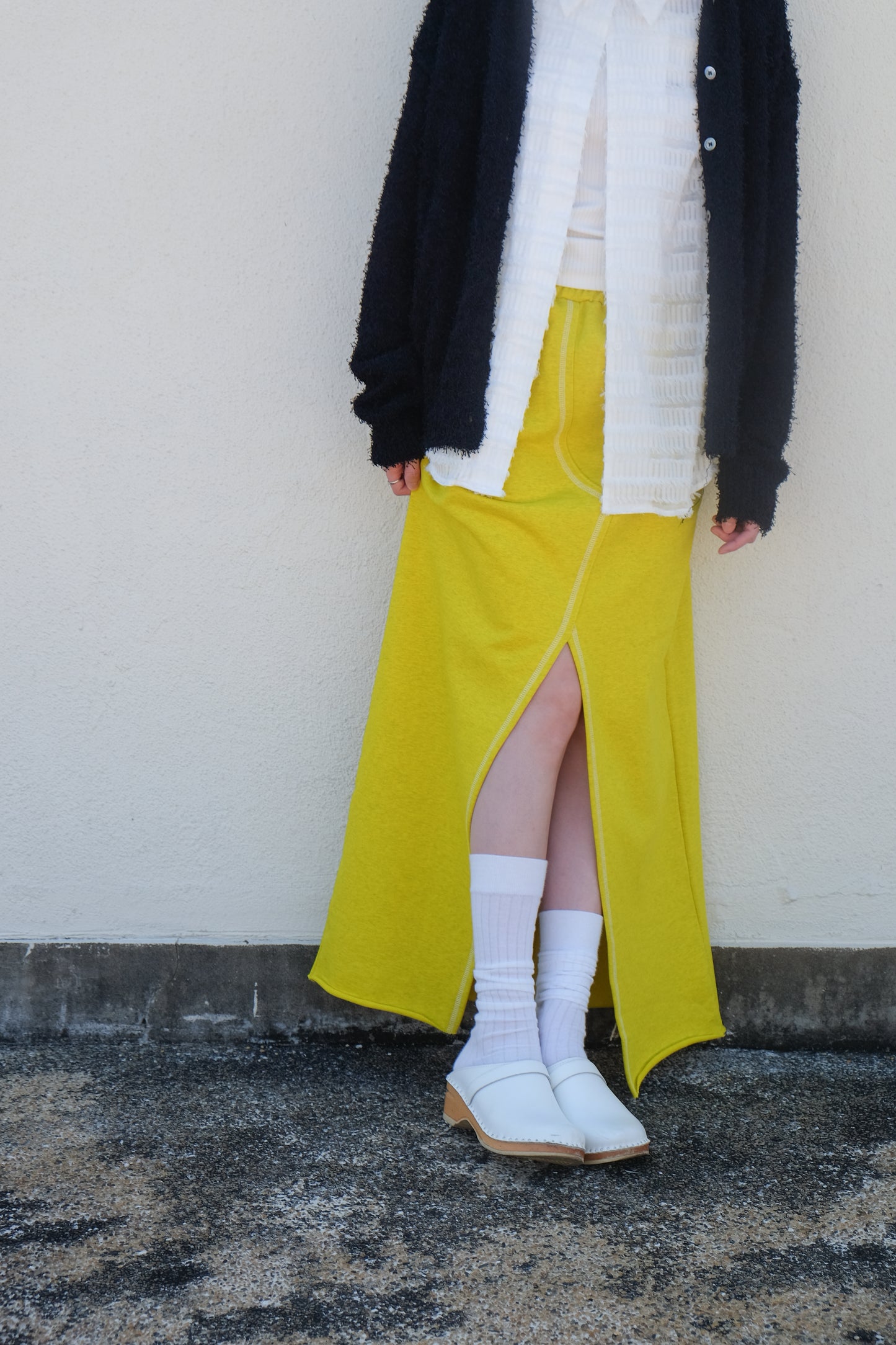 ✨推！Sporty Slit Skirt (Yellow)