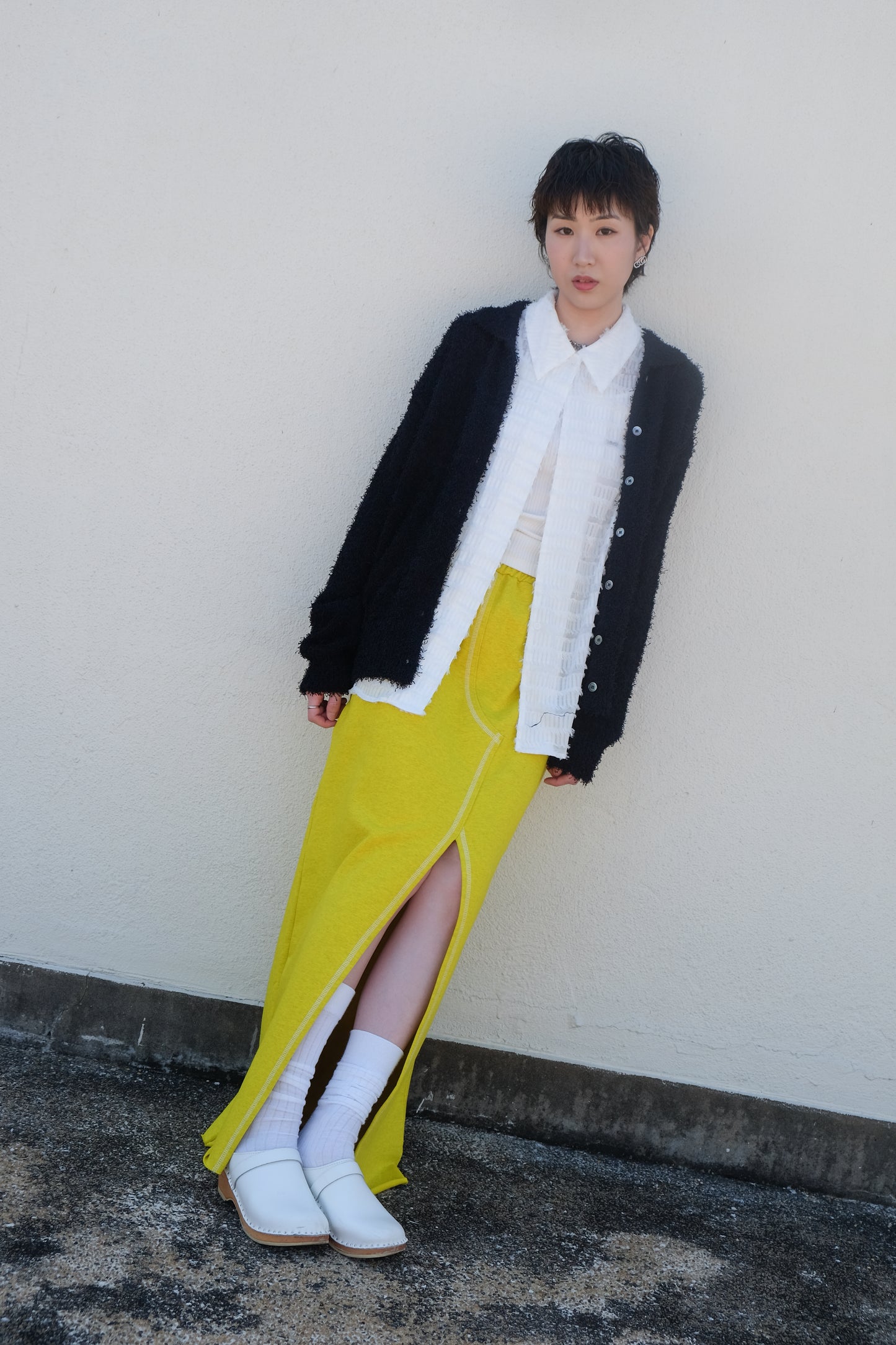 ✨推！Sporty Slit Skirt (Yellow)