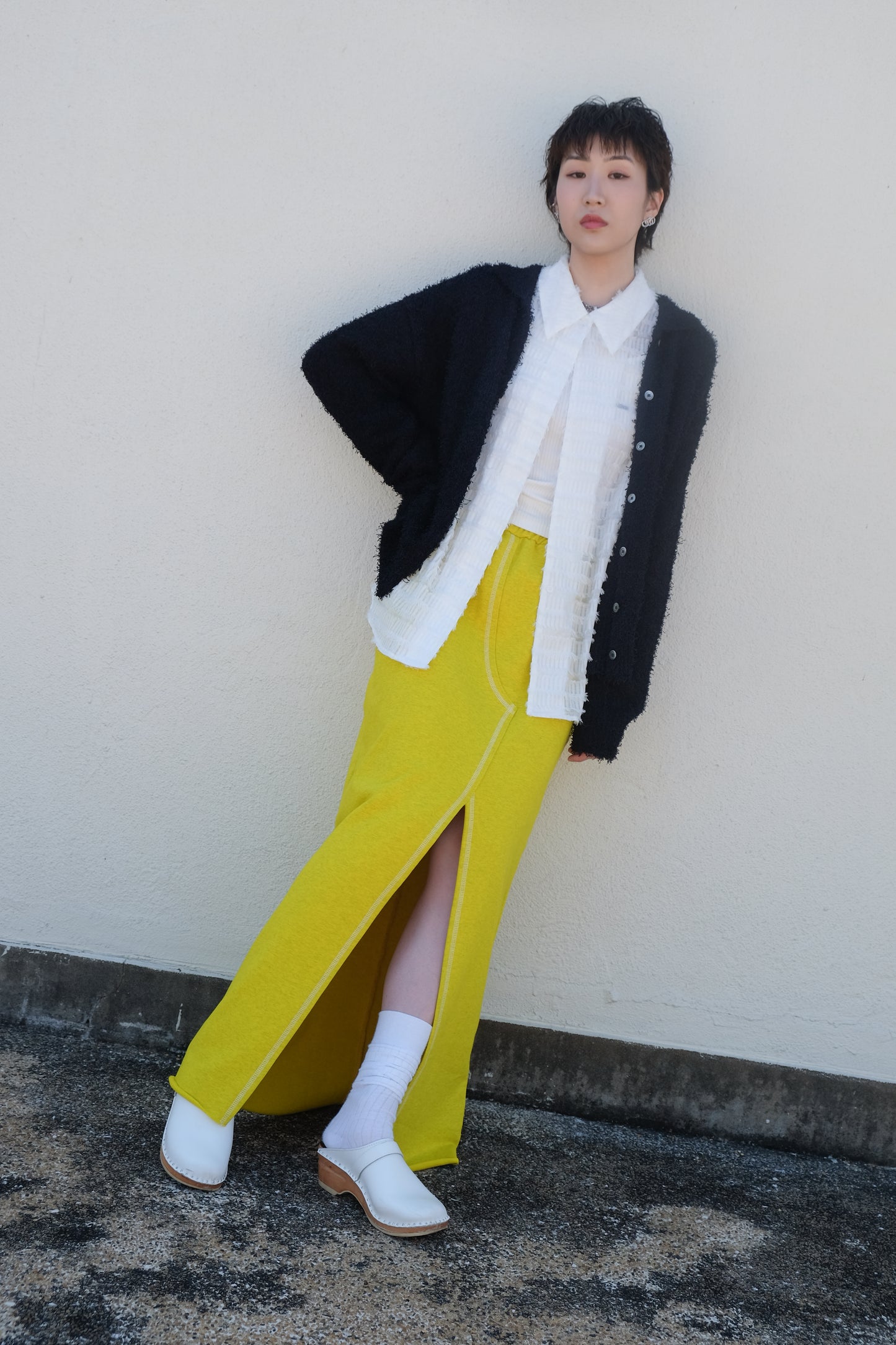 ✨推！Sporty Slit Skirt (Yellow)
