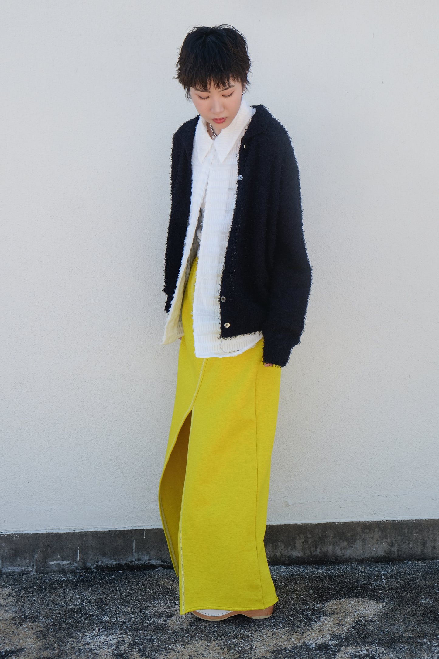 ✨推！Sporty Slit Skirt (Yellow)