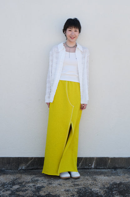 ✨推！Sporty Slit Skirt (Yellow)