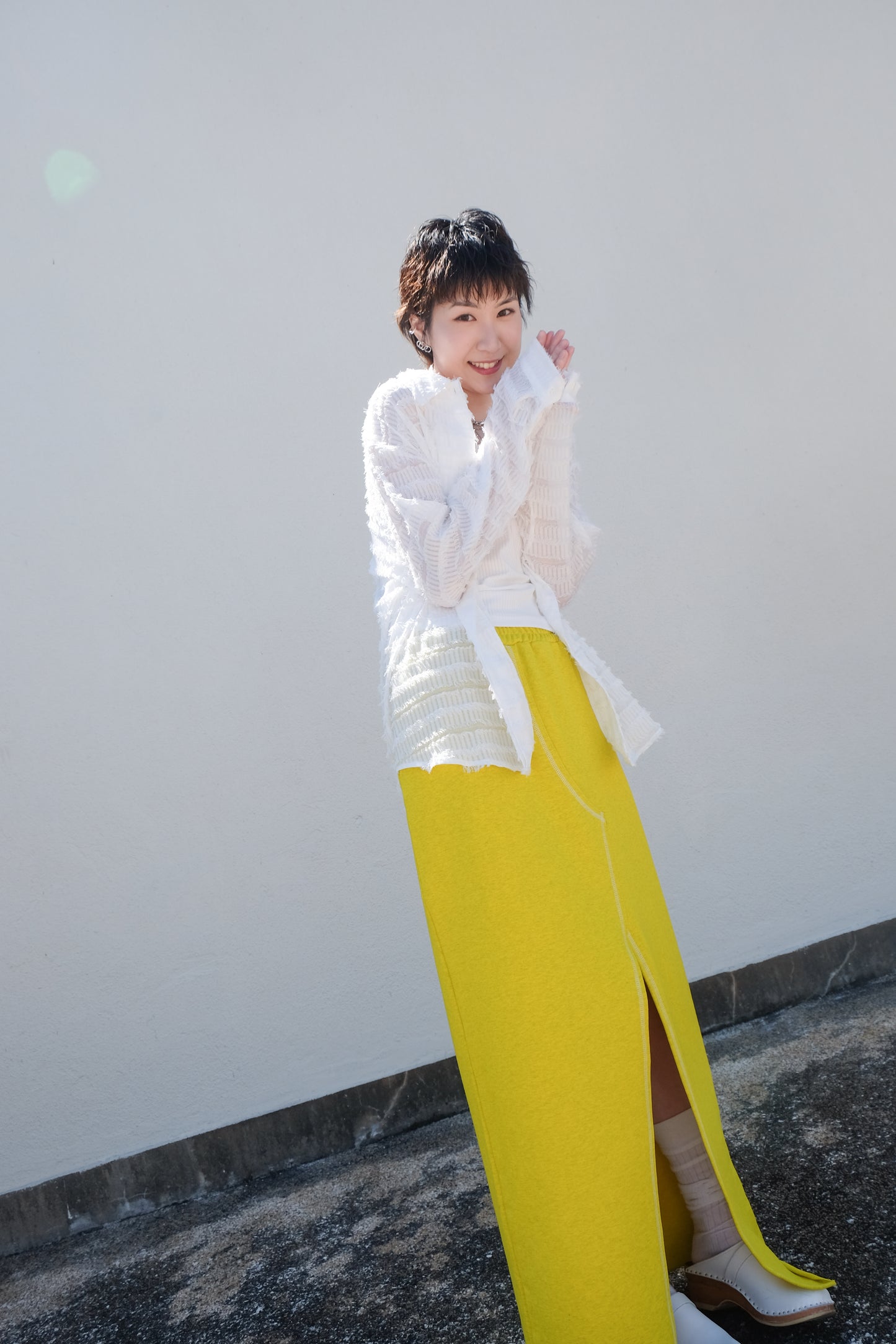 ✨推！Sporty Slit Skirt (Yellow)