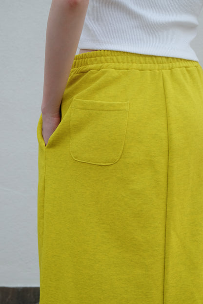 ✨推！Sporty Slit Skirt (Yellow)