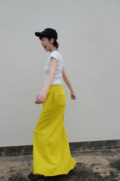 ✨推！Sporty Slit Skirt (Yellow)