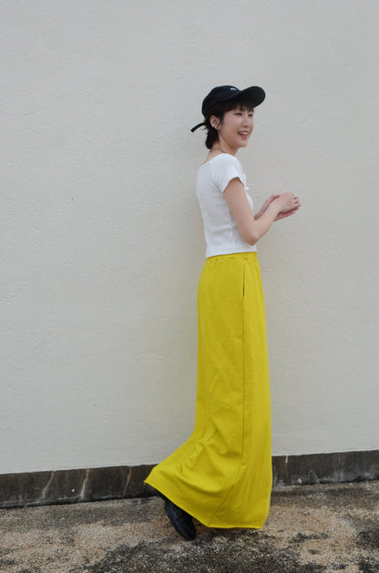 ✨推！Sporty Slit Skirt (Yellow)