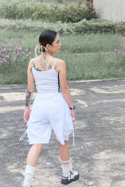 Blokecore V-waist Cami (White)
