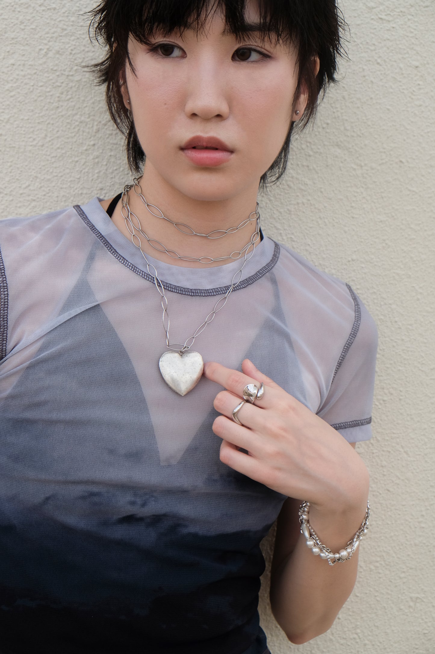 ✨推！"Summer Love" Chained Mirror in Carved Heart
