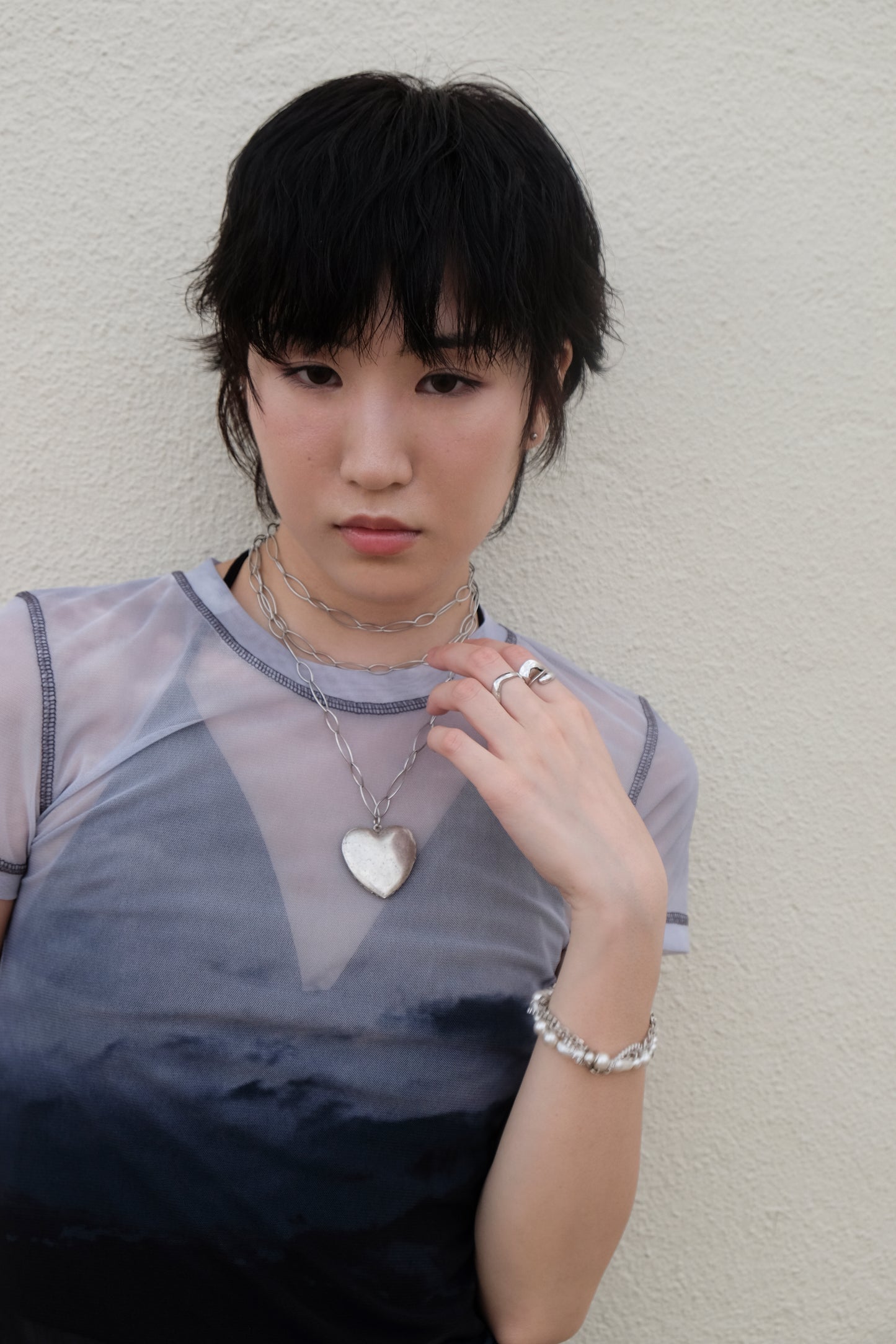 ✨推！"Summer Love" Chained Mirror in Carved Heart