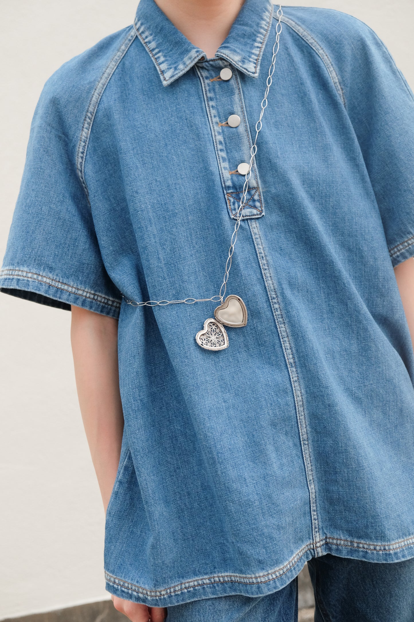 ✨推！"Summer Love" Chained Mirror in Carved Heart