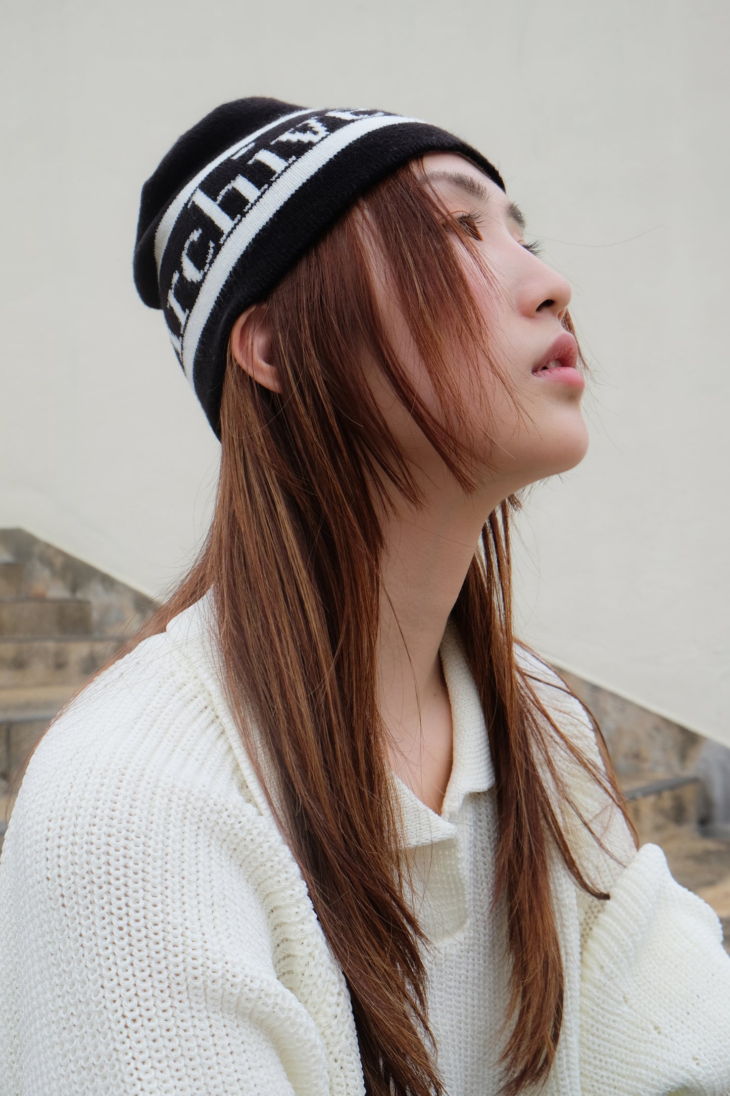 "Archive Dive" Beanie (Black/ Grey)