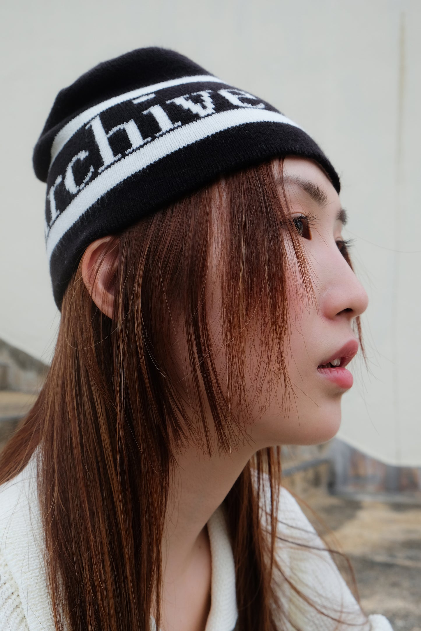 "Archive Dive" Beanie (Black/ Grey)