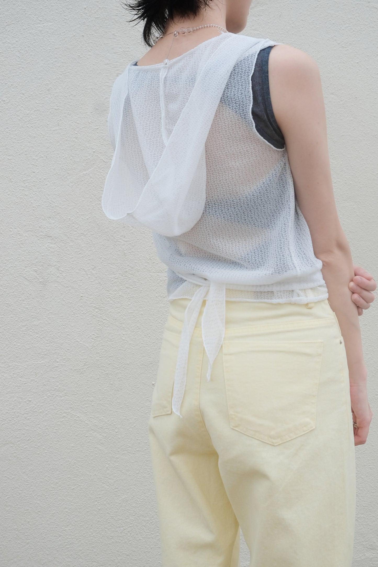 Pastel Straight Summer Pants (Lemon)