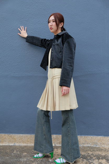 "Ayumi" Retro Bootcut Washed Jeans