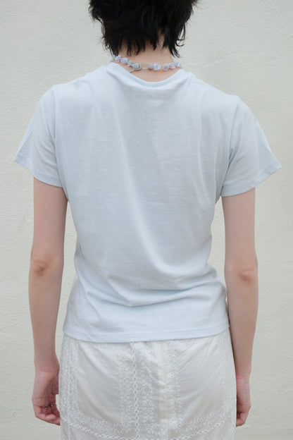 "Venus" Shell Goddess Tee (Baby Blue)