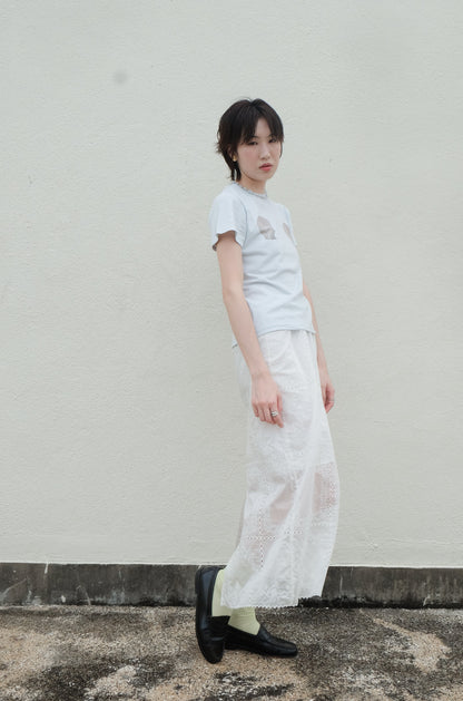 "Venus" Shell Goddess Tee (Baby Blue)