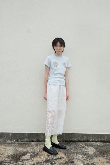 "Venus" Shell Goddess Tee (Baby Blue)
