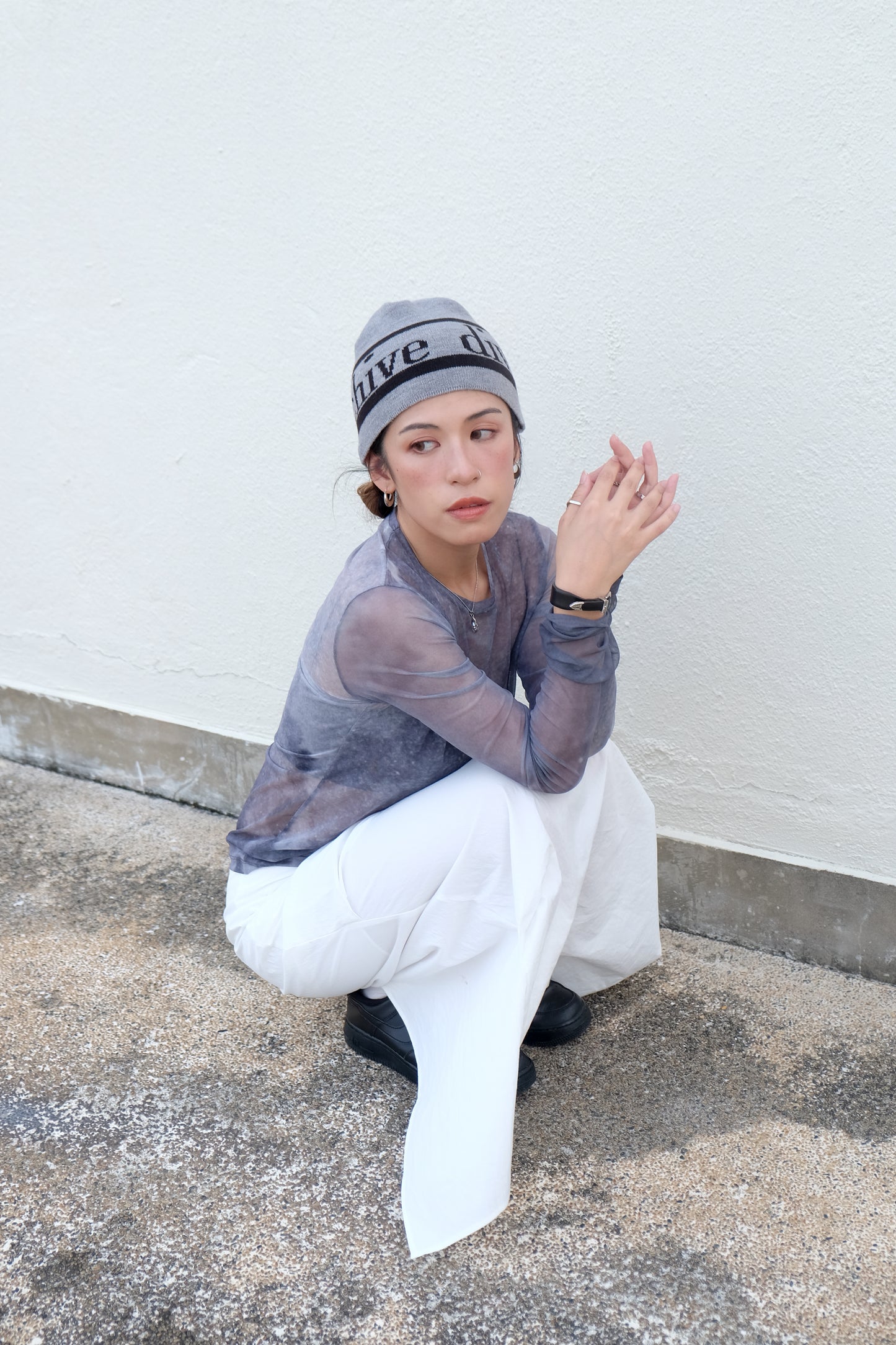 "Archive Dive" Beanie (Black/ Grey)