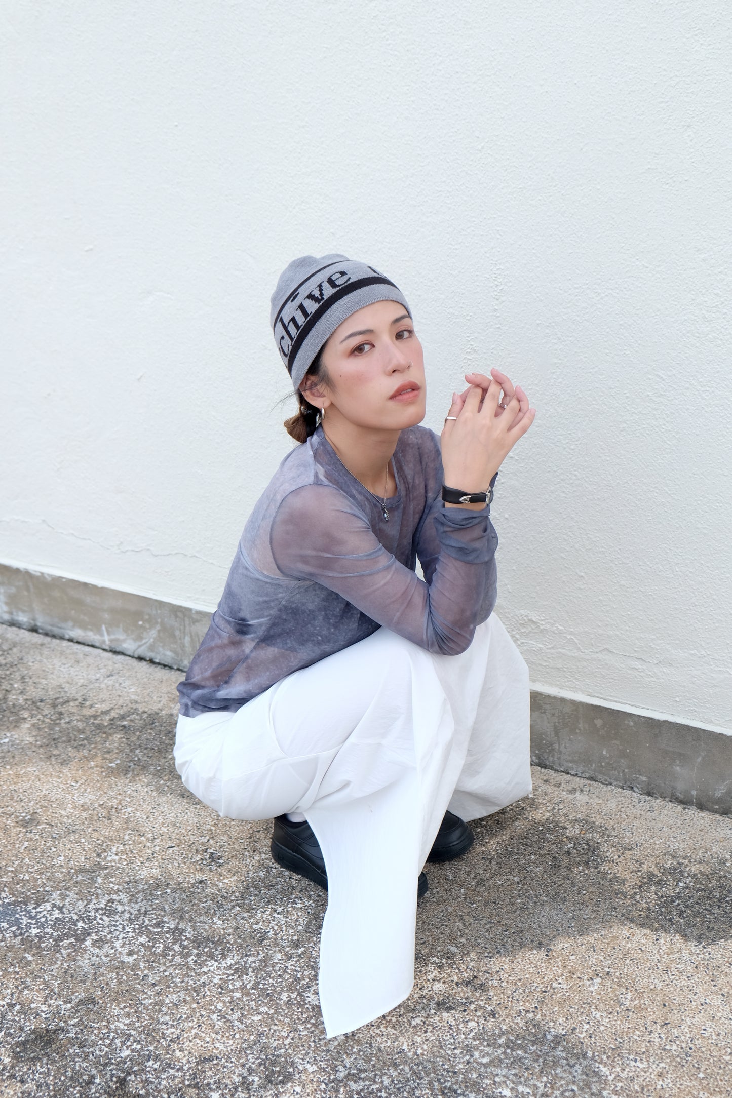"Archive Dive" Beanie (Black/ Grey)