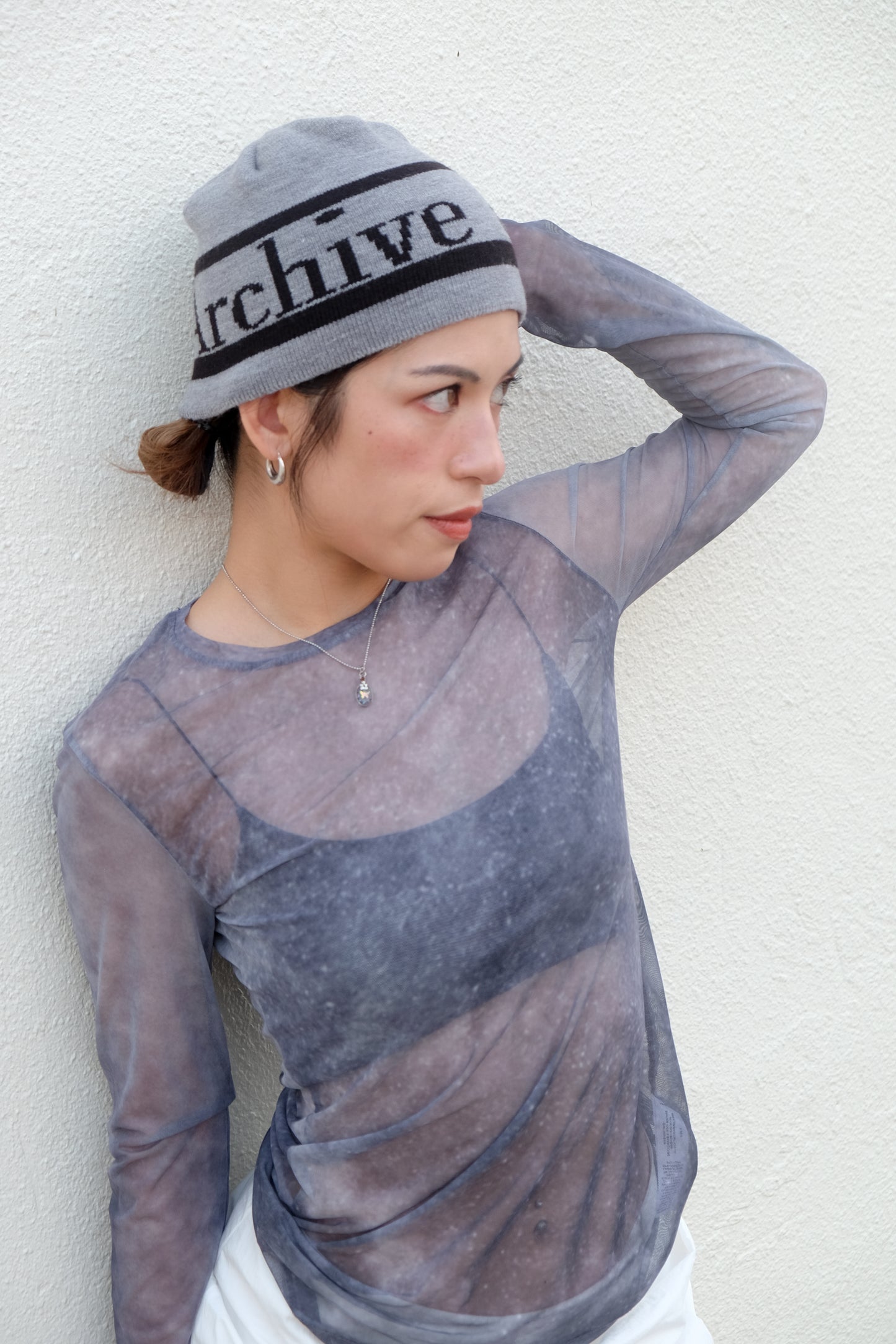 "Archive Dive" Beanie (Black/ Grey)