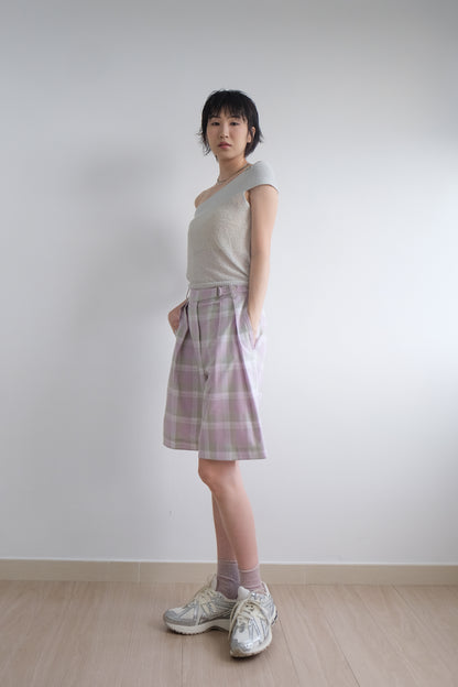 ✨推！“Liz" Cross-shoulder Two-piece (Silver Grey)