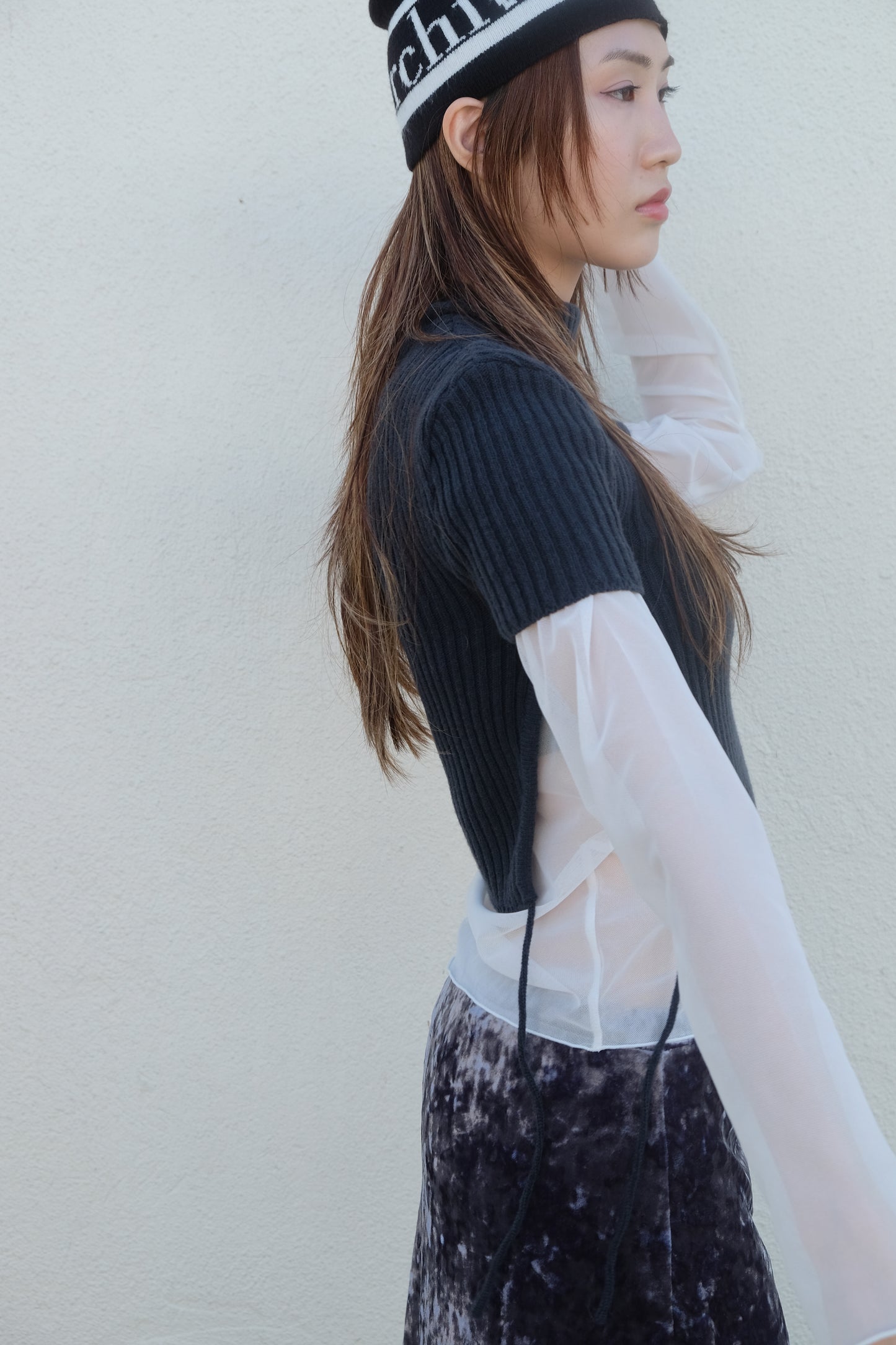 連線優惠/ See-through Layering Long Sleeves