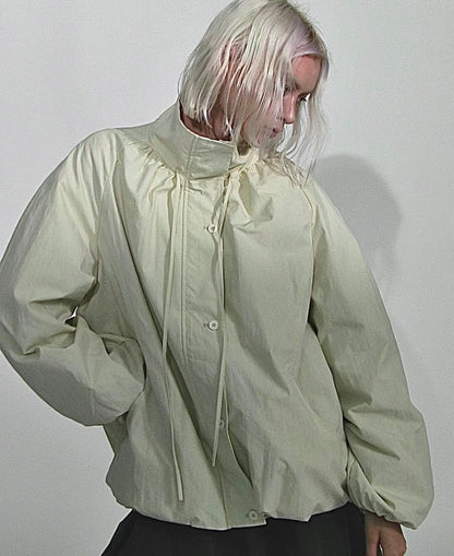 ✨推！"Eden" Puffy Windbreaker (Cream)