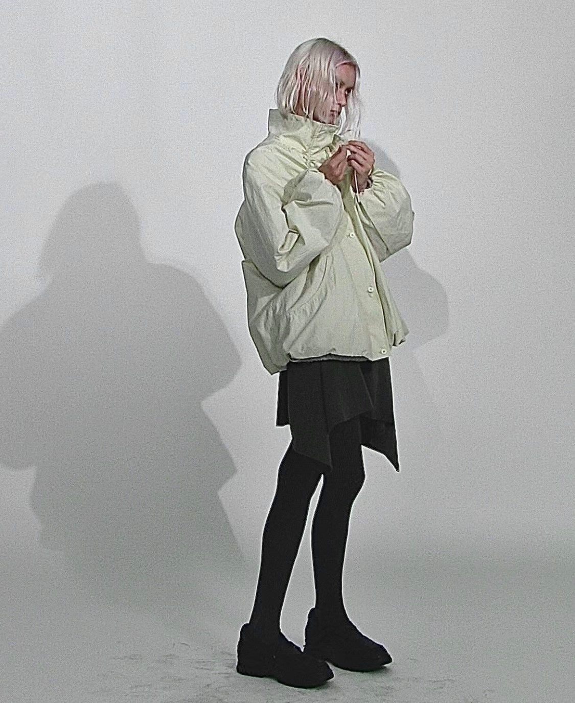 ✨推！"Eden" Puffy Windbreaker (Cream)