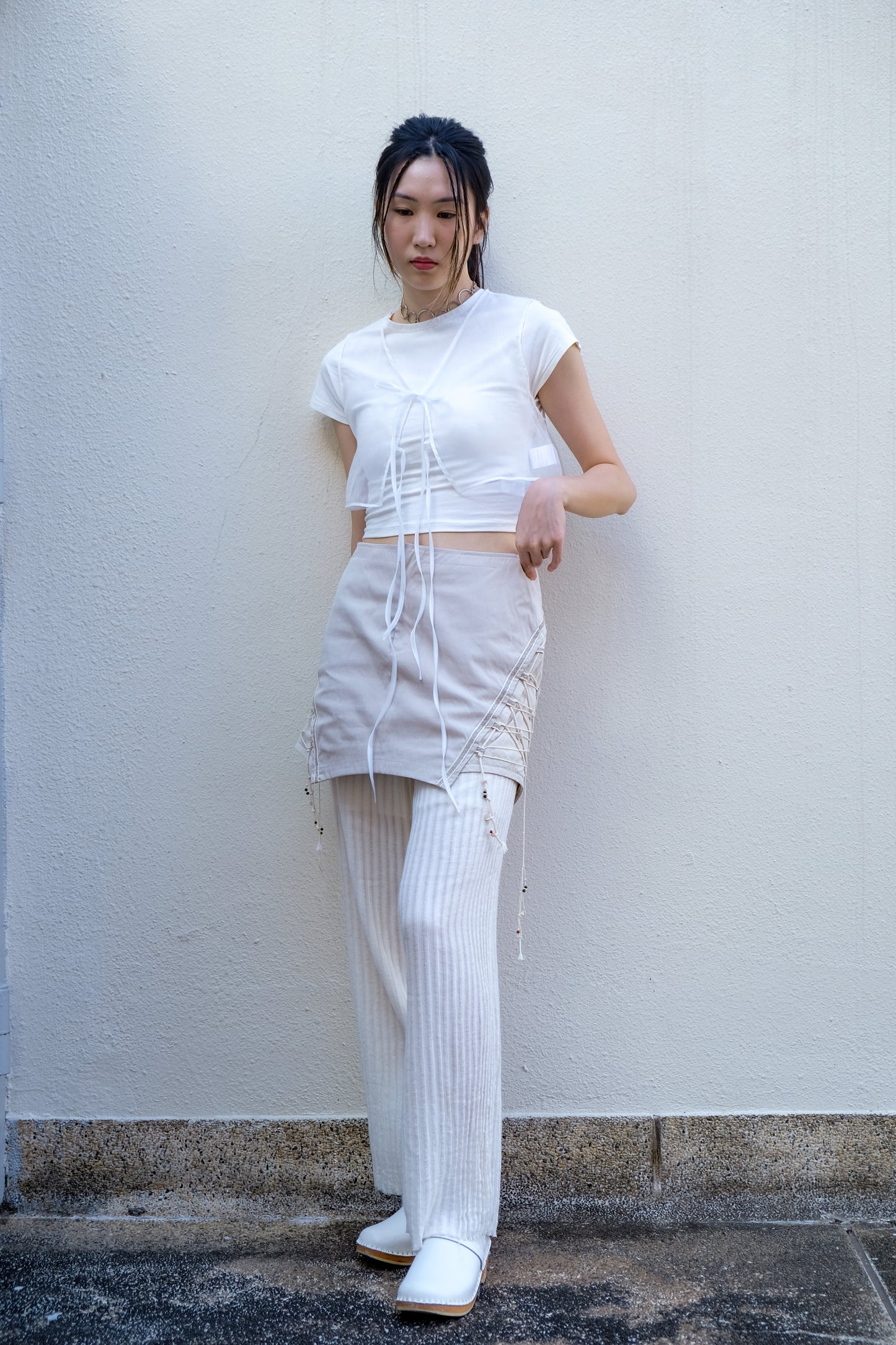 推✨"Elf" Layering & See-through Top (White)