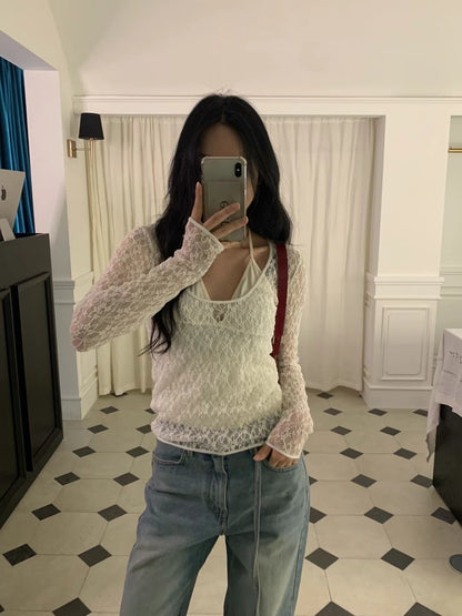 Scoop Lace Top (3 Colours)