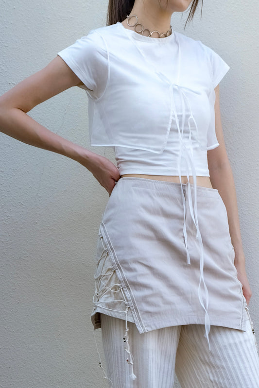 推✨"Elf" Layering & See-through Top (White)