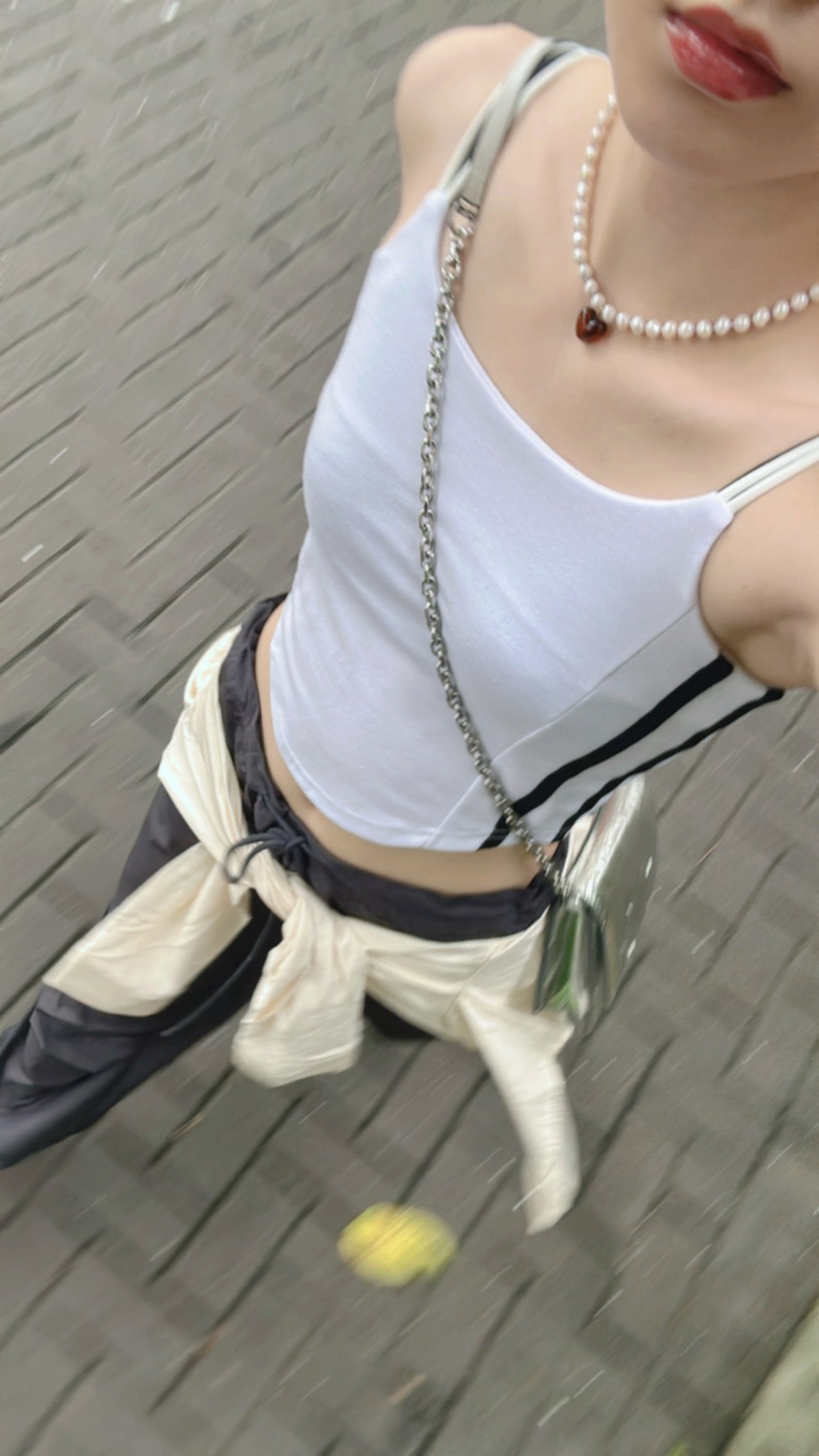 Blokecore V-waist Cami (White)